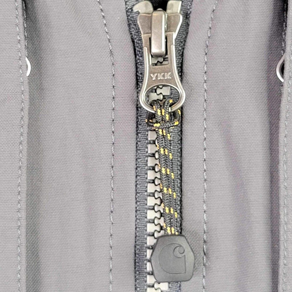 Carhartt Force Rain Defender 15 Pocket Briscoe Fishing Vest Mens Medium Zip - Picture 6 of 10